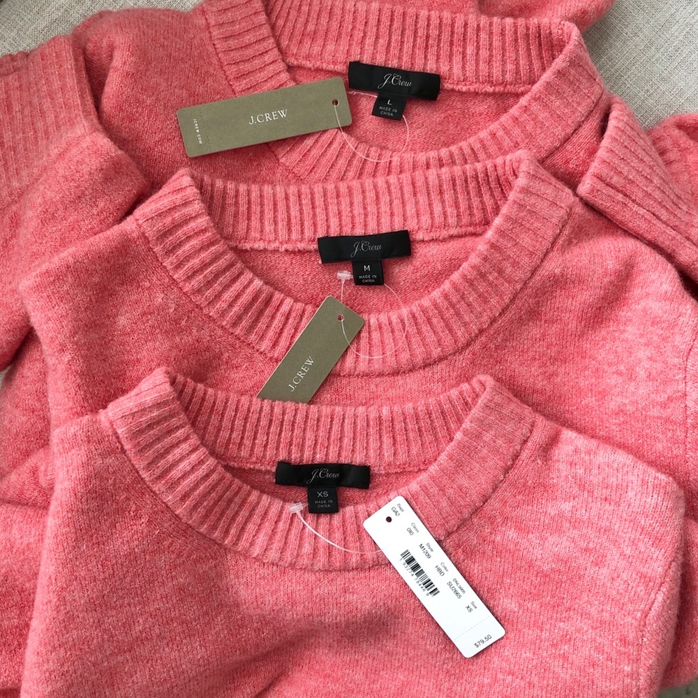 J. Crew • Merino Wool Alpaca Blend Sweater Coral - Picture 5 of 5